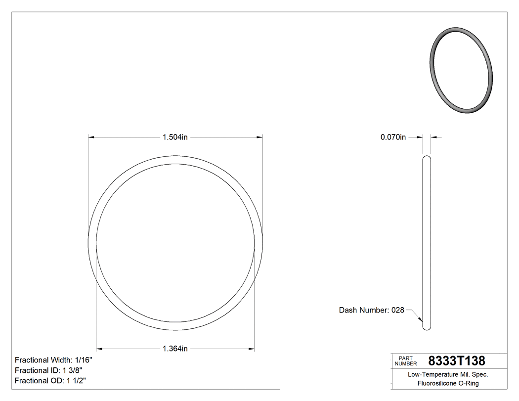 Technical drawing - 8333T138